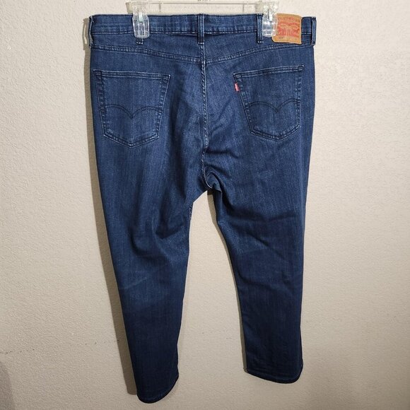 Levis 559 Jeans Mens 44x28 Blue Straight Fit Stretch Denim Medium Wash Big Tall - Picture 5 of 15